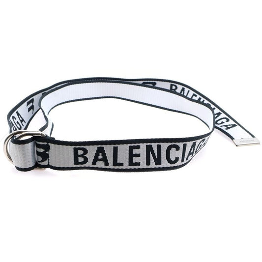 Balenciaga D RING BELT Dring Belt White/black 703137