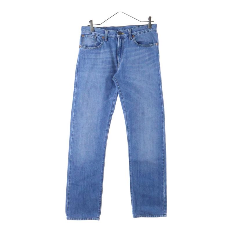 Gucci Loved Denim Pants With Bird Embroidery Logo Patch Blue 430365 Xr733