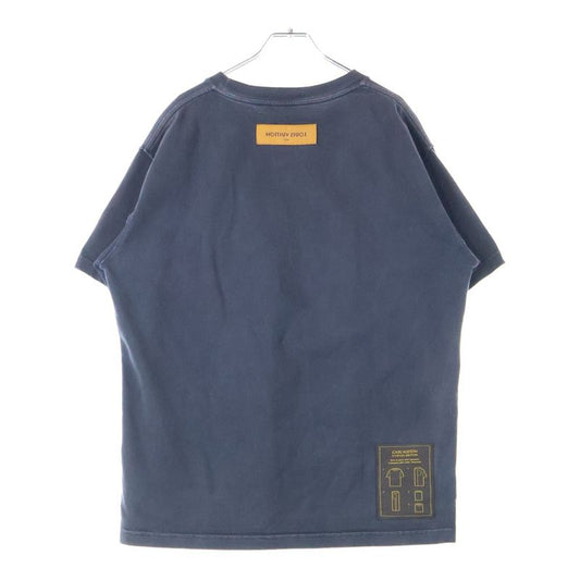 Louis Vuitton 23AW Inside Out Crew Neck Short Sleeved T-shirt Cut And Sewn Gray