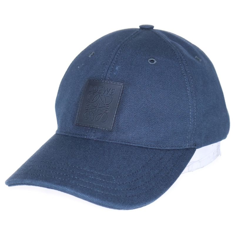 Loewe Anagram Logo Design Baseball Cap Hat Cap Navy K820aa2x01