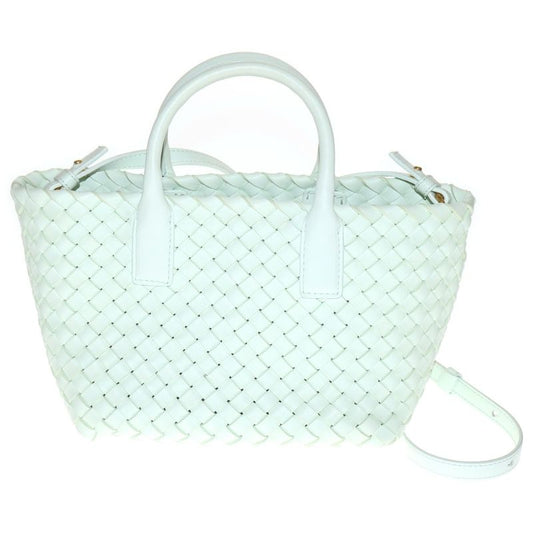 Bottega Veneta Mini Cabas Intrecciato Lambskin Leather 2WAY Shoulder Bag With