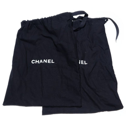 Chanel Gladiator Coco Mark Espadrilles Lambskin Sandals Gold Hardware Black