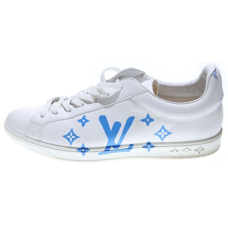 Louis Vuitton Luxembourg Samothrace Line Monogram Low Cut Sneakers White