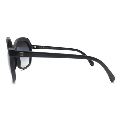 Chanel CC Logo Sunglasses Eyewear Black Case
