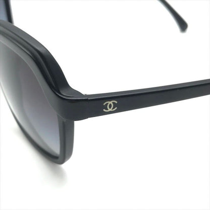 Chanel CC Logo Sunglasses Eyewear Black Case