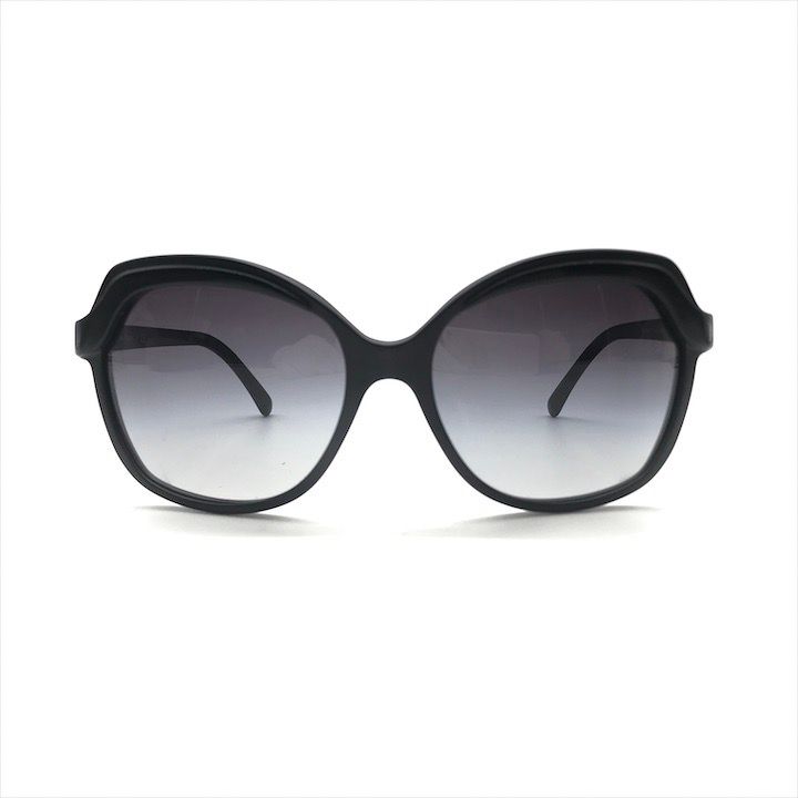 Chanel CC Logo Sunglasses Eyewear Black Case