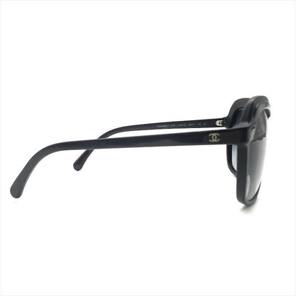 Chanel CC Logo Sunglasses Eyewear Black Case