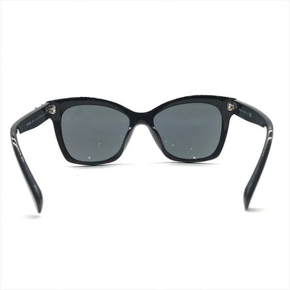 Chanel CC Logo Sunglasses Eyewear Black Case