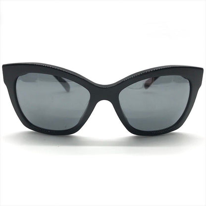 Chanel CC Logo Sunglasses Eyewear Black Case