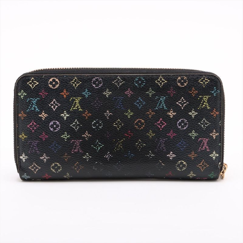 Louis Vuitton Monogram Multicolor Zippy Wallet Round Zip Wallet Long Wallet