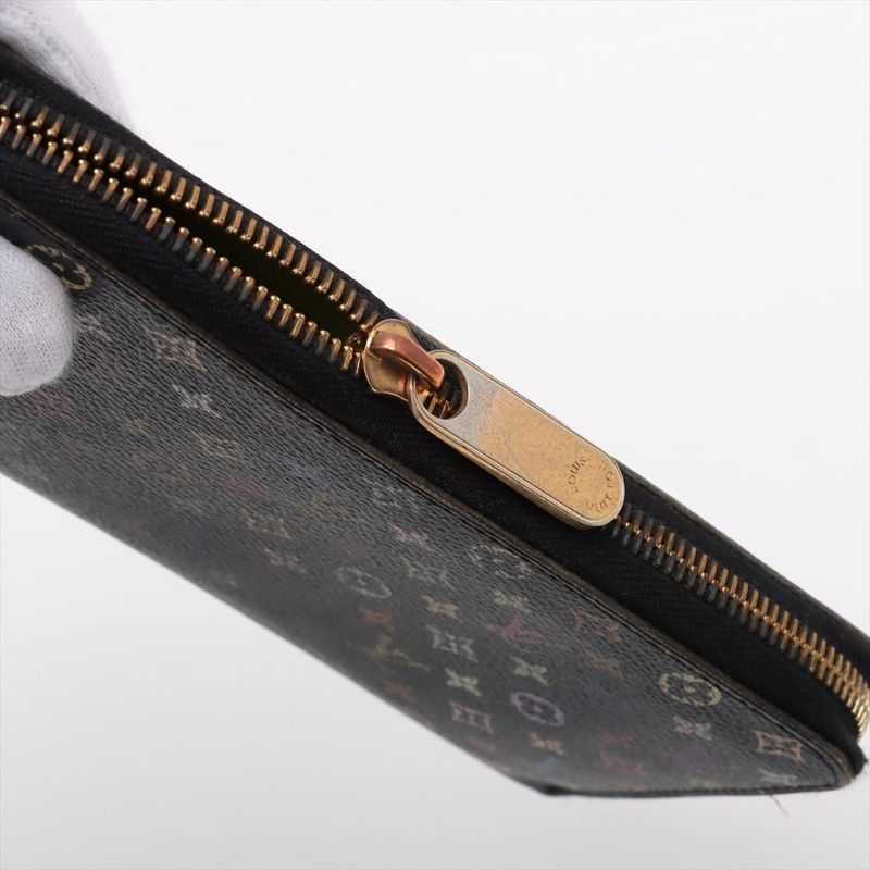 Louis Vuitton Monogram Multicolor Zippy Wallet Round Zip Wallet Long Wallet