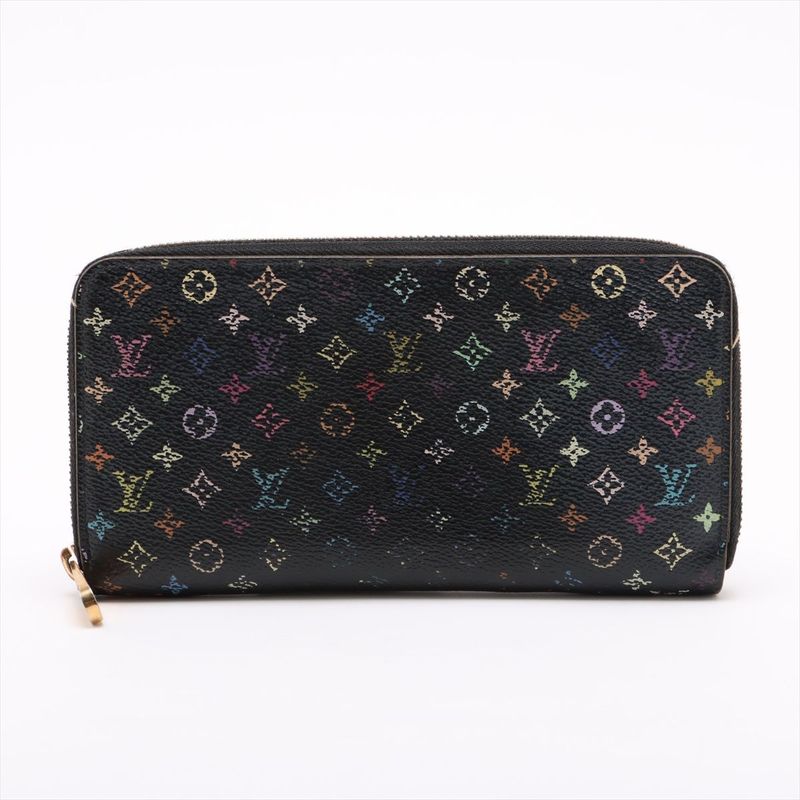 Louis Vuitton Monogram Multicolor Zippy Wallet Round Zip Wallet Long Wallet