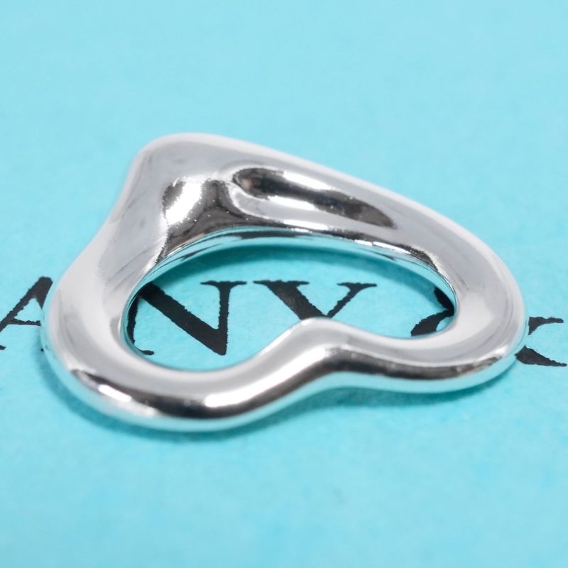 1.7cm (0.67in) Tiffany & Co Open Heart Pendant Top 25-1626