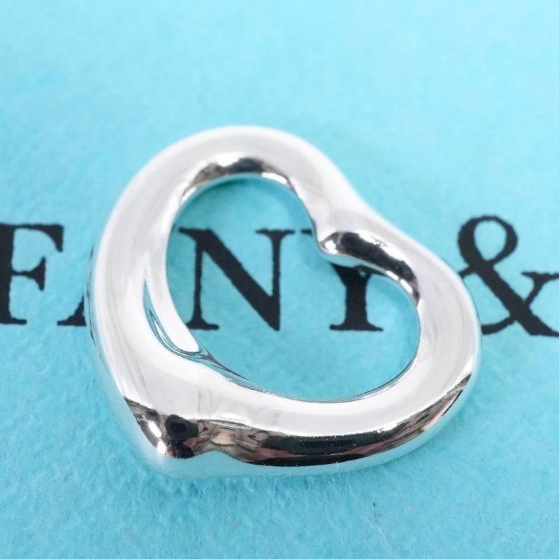 1.7cm (0.67in) Tiffany & Co Open Heart Pendant Top 25-1626