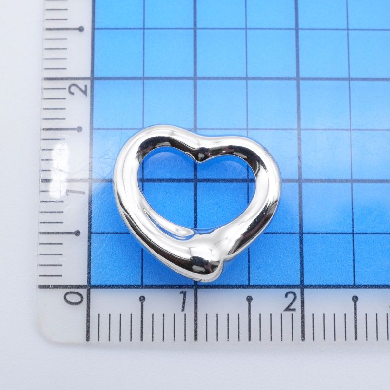 1.7cm (0.67in) Tiffany & Co Open Heart Pendant Top 25-1626