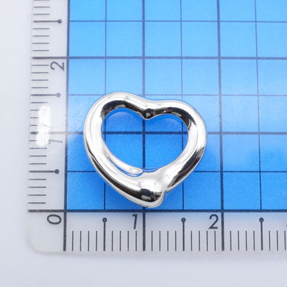 1.7cm (0.67in) Tiffany & Co Open Heart Pendant Top 25-1626
