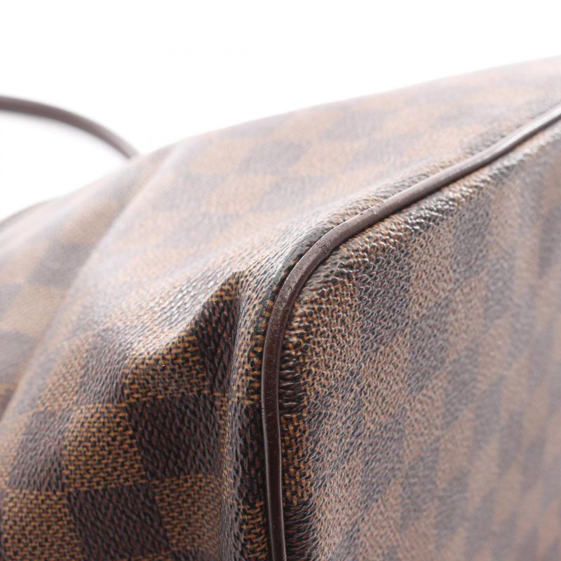 Louis Vuitton Tote Bag Saleya GM Damier Ebene N51181 PVC Coated Canvas Leather