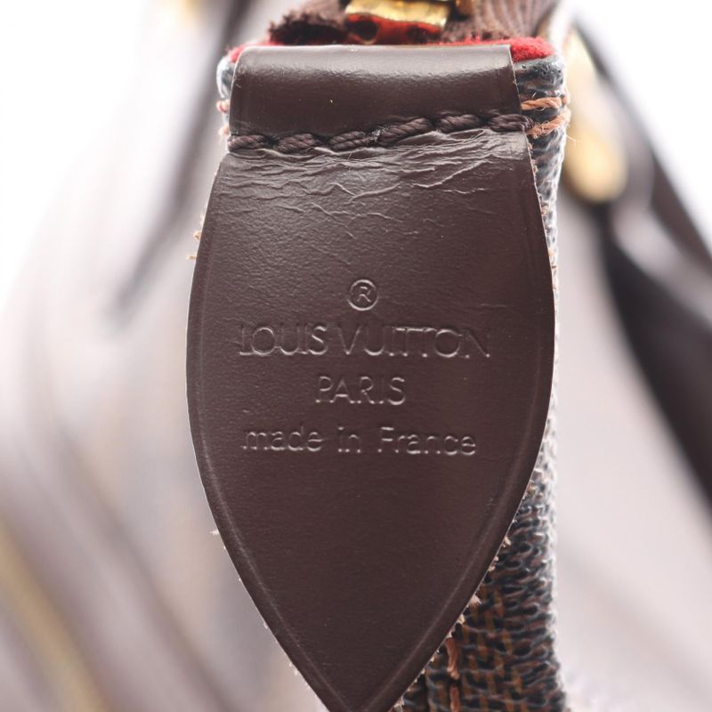 Louis Vuitton Tote Bag Saleya GM Damier Ebene N51181 PVC Coated Canvas Leather