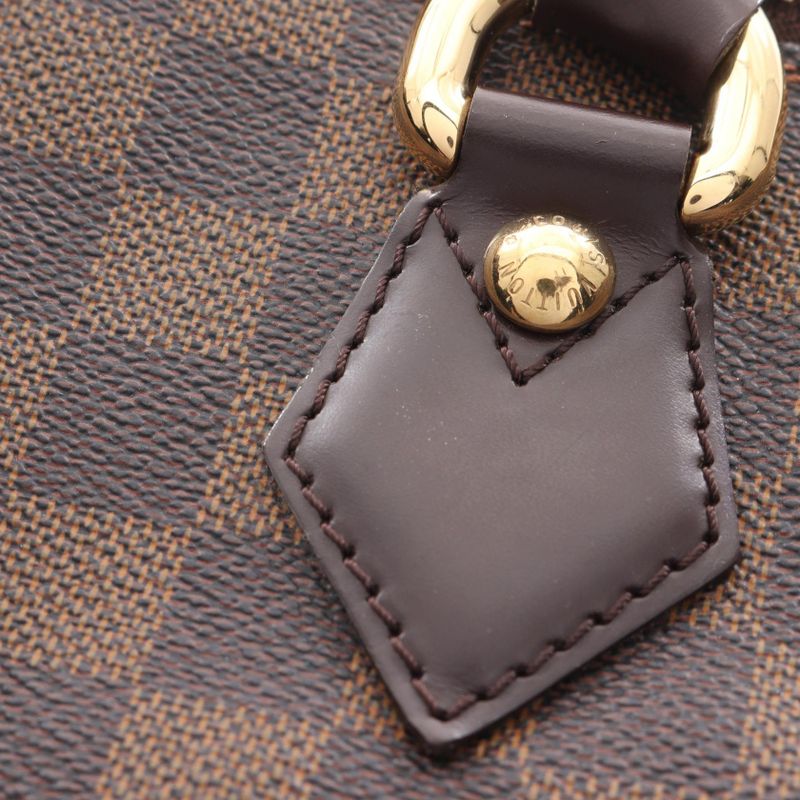 Louis Vuitton Tote Bag Saleya GM Damier Ebene N51181 PVC Coated Canvas Leather