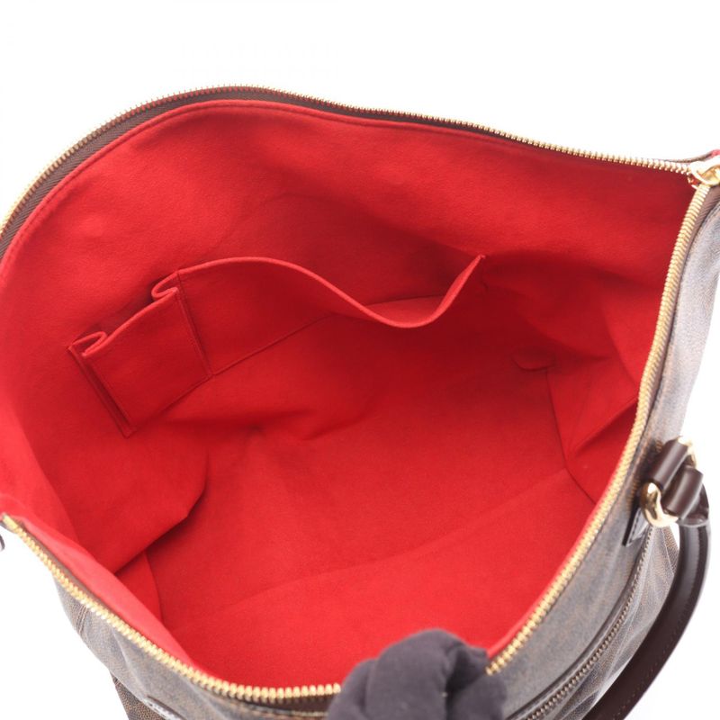 Louis Vuitton Tote Bag Saleya GM Damier Ebene N51181 PVC Coated Canvas Leather