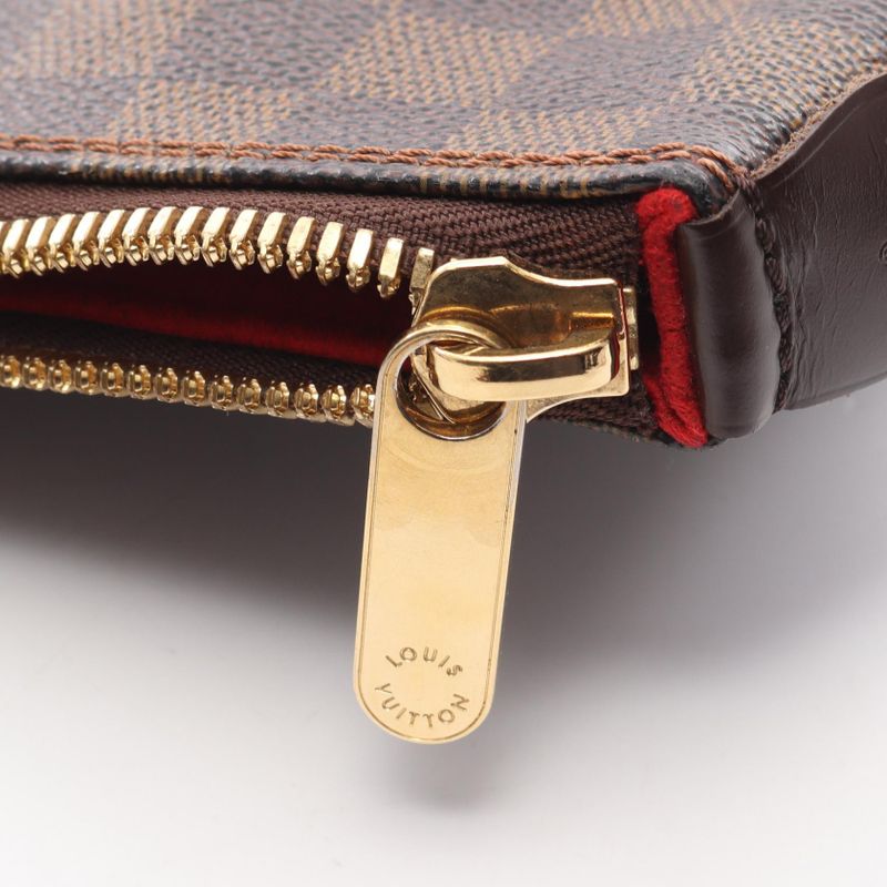 Louis Vuitton Tote Bag Saleya GM Damier Ebene N51181 PVC Coated Canvas Leather