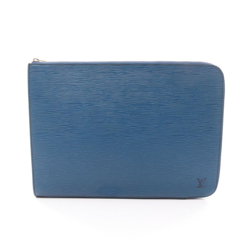 Louis Vuitton Second Bag Clutch Bag Pochette Cumann Epi M54495 Toledo Blue