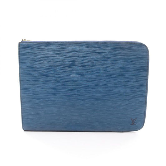 Louis Vuitton Second Bag Clutch Bag Pochette Cumann Epi M54495 Toledo Blue