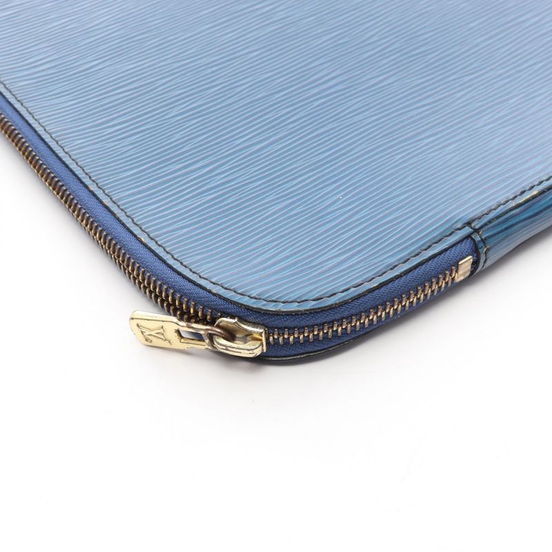 Louis Vuitton Second Bag Clutch Bag Pochette Cumann Epi M54495 Toledo Blue