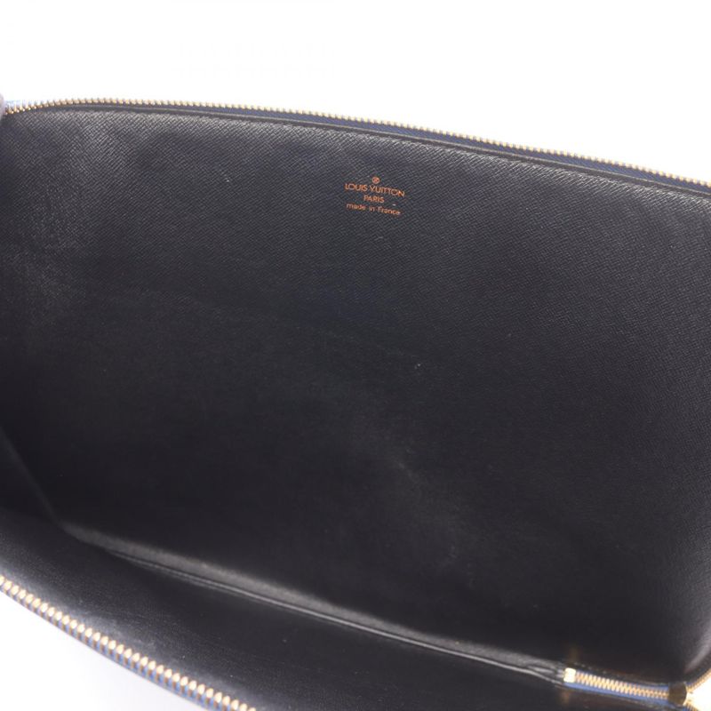 Louis Vuitton Second Bag Clutch Bag Pochette Cumann Epi M54495 Toledo Blue