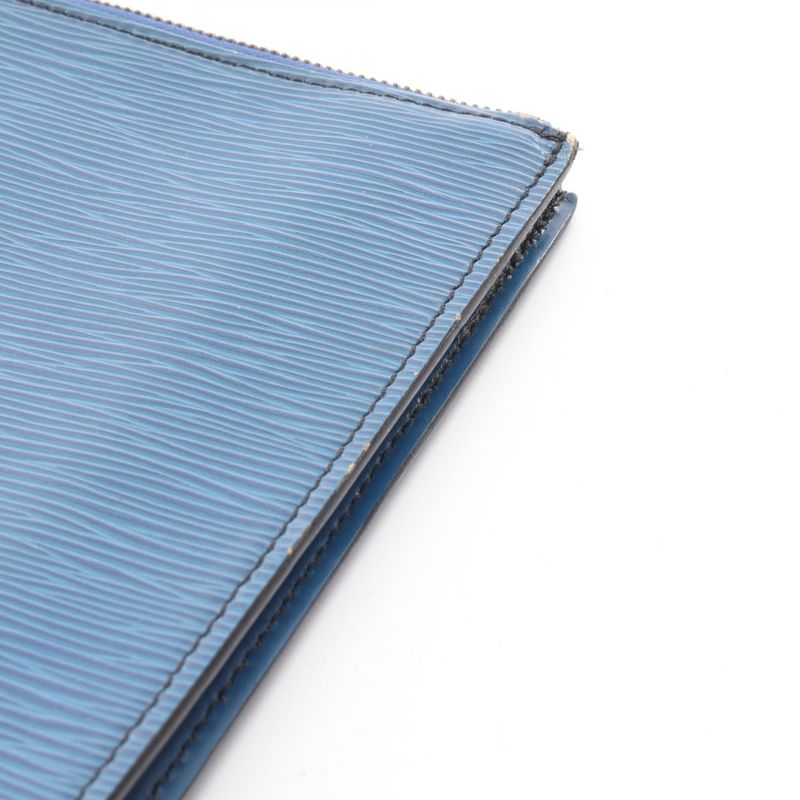 Louis Vuitton Second Bag Clutch Bag Pochette Cumann Epi M54495 Toledo Blue