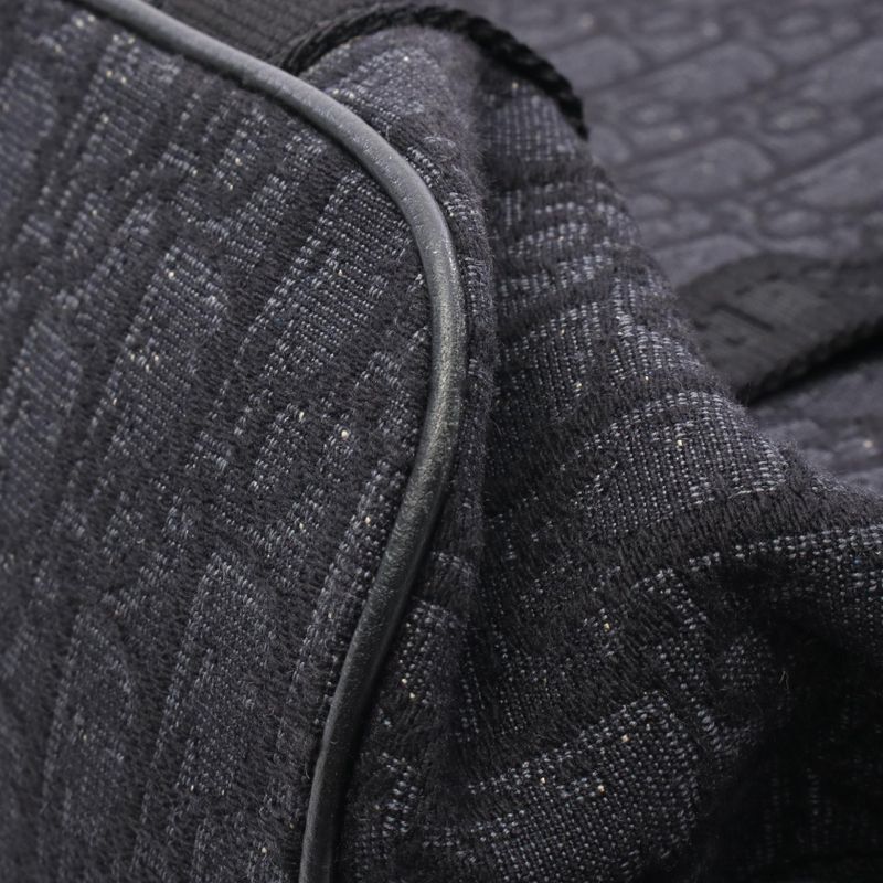 Dior Backpack Sac Backpack Safari Oblique Black Canvas Leather Oblique Safari