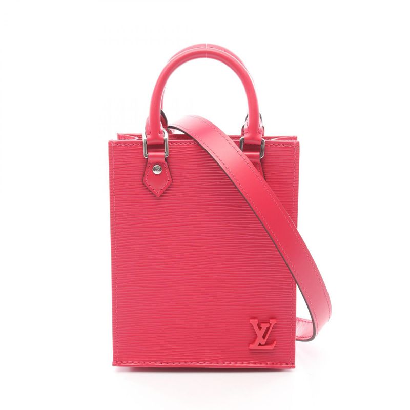 Louis Vuitton Handbag Petite Sac Pla Epi Rose Pondicheri M80168 Rose Pondicheri