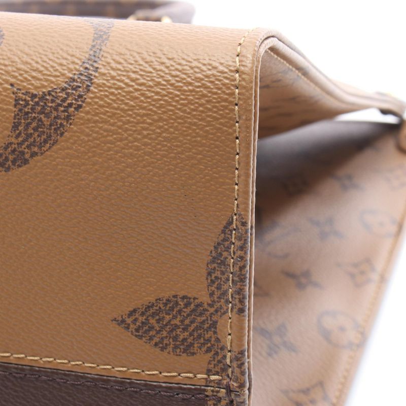 Louis Vuitton Shoulder Bag on the Go GM Monogram Giant Monogram Reverse M45320