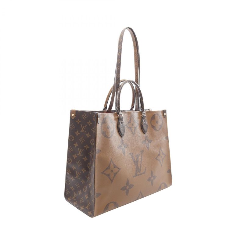 Louis Vuitton Tote Bag on the Go GM Monogram Giant Reverse M44576 PVC Coated