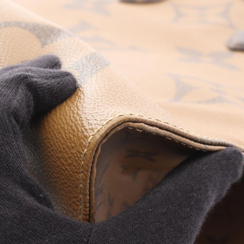 Louis Vuitton Tote Bag on the Go GM Monogram Giant Reverse M44576 PVC Coated