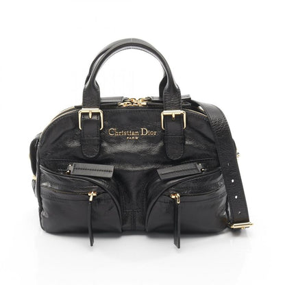 Dior Handbag Grand Tour Bow Ring Bag M6000unqd_m900 Black Leather Grand Tour