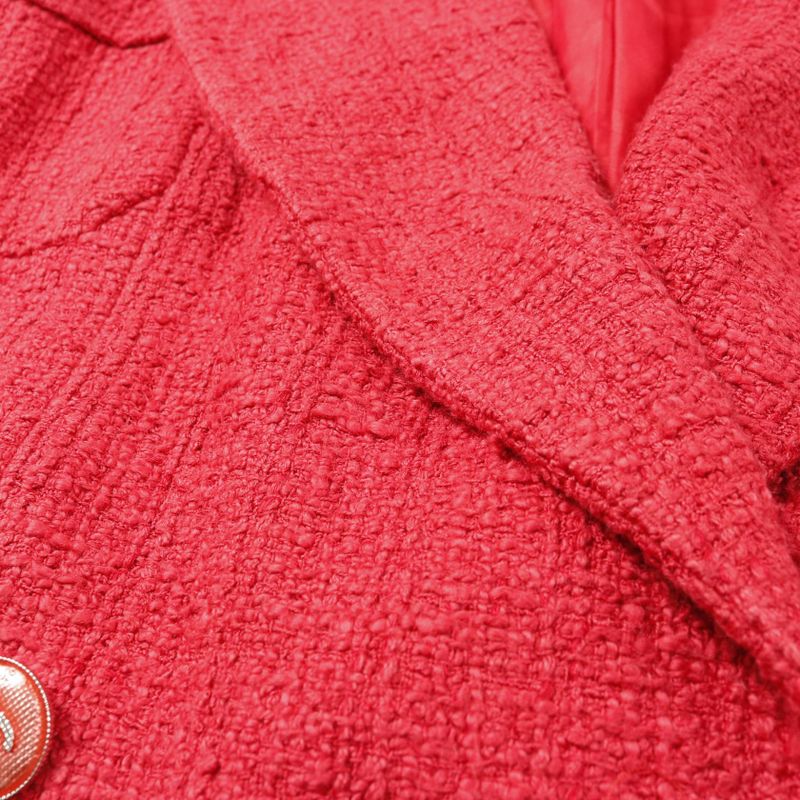 Chanel Coco Mark Button Tweed P72387v63962 Other Coat Ladies Used B