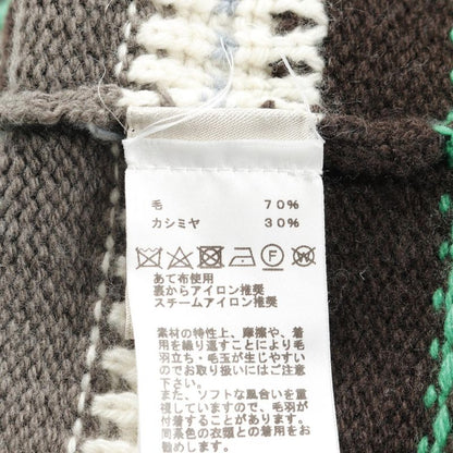 Hermes Sweater Wool Cashmere Knit Women Used a