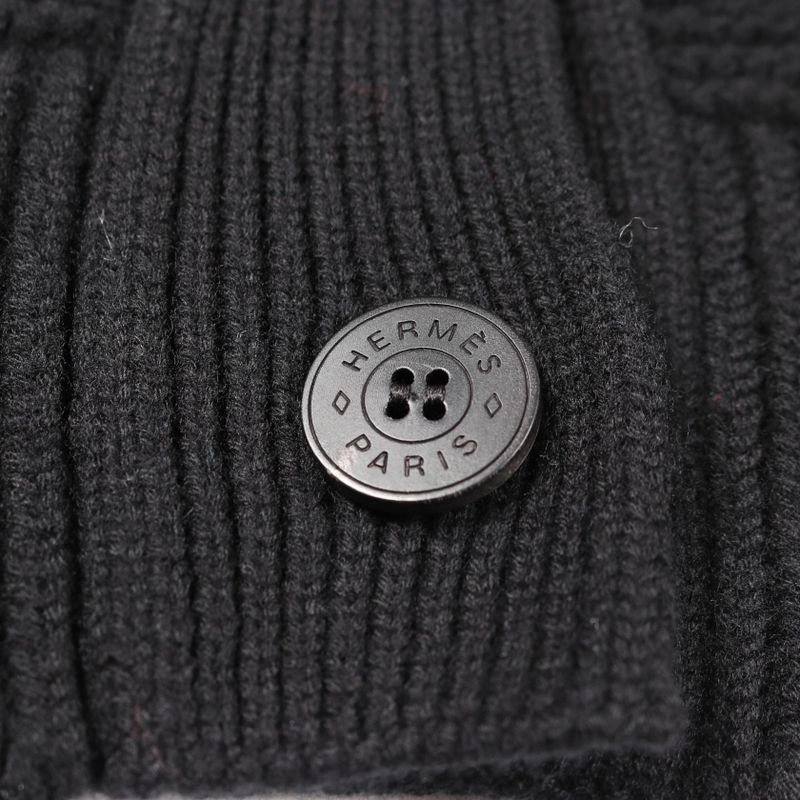 Hermes Cardigan 3h2701d4 Wool Cardigan Women Used a