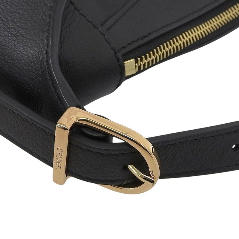 Celine 2023item ROMY Large Romy Full Grain Leather Shoulder Bag L Men's Lady