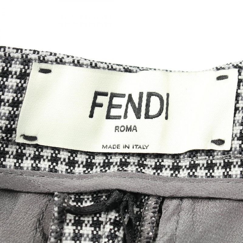 Fendi Pants Fr6398 Wool Pants Women Used a