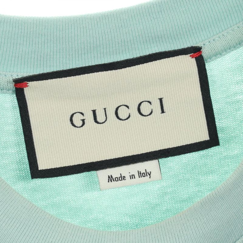 Gucci Cut and Sew Gucci X Liberty 580762 Cotton T-Shirt Ladies Used B