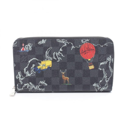 Louis Vuitton Round Wallet Zippy Organizer Nm Damier Graphite N40204 Other