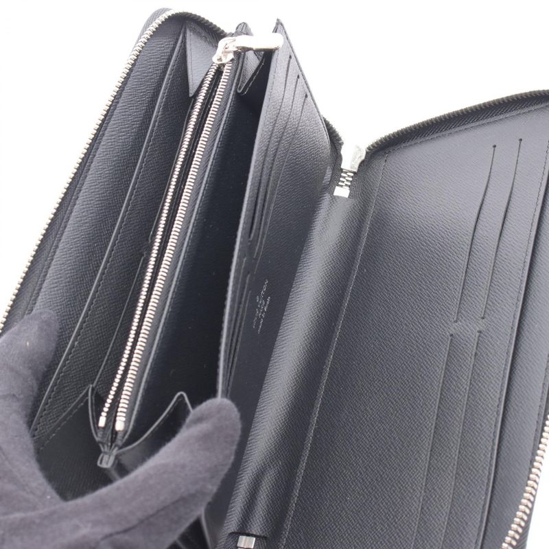 Louis Vuitton Round Wallet Zippy Organizer Nm Damier Graphite N40204 Other