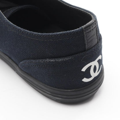 Chanel Sneakers Coco Mark Canvas Sneakers Women Used a