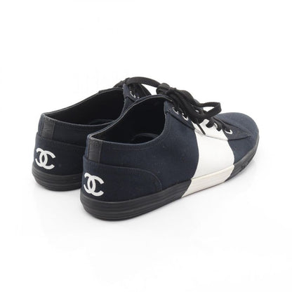 Chanel Sneakers Coco Mark Canvas Sneakers Women Used a