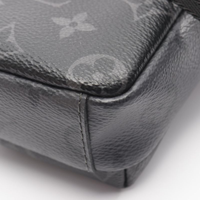 Louis Vuitton Shoulder Bag Double Phone Pouch Monogram Eclipse Reverse M81321