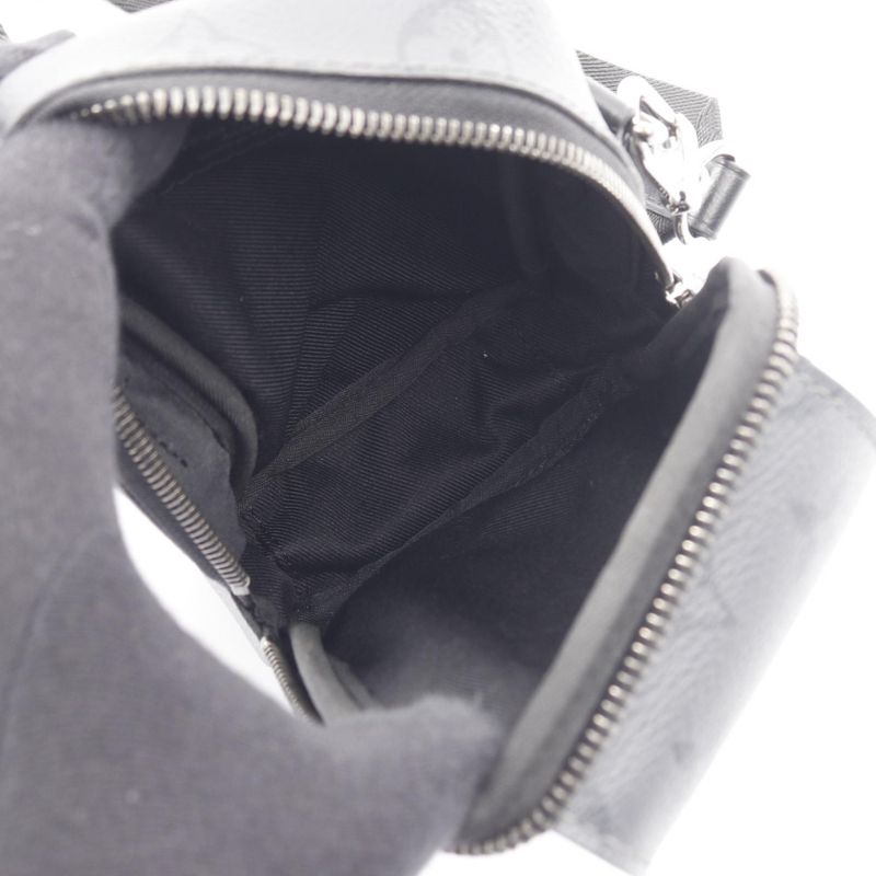 Louis Vuitton Shoulder Bag Double Phone Pouch Monogram Eclipse Reverse M81321