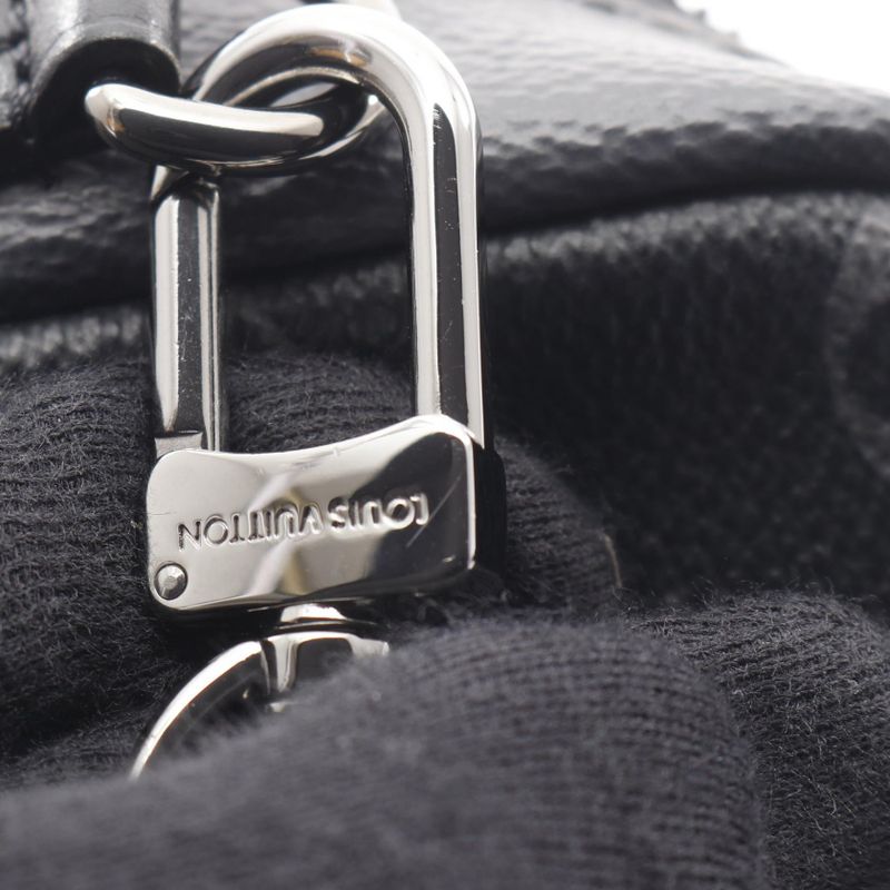 Louis Vuitton Shoulder Bag Double Phone Pouch Monogram Eclipse Reverse M81321