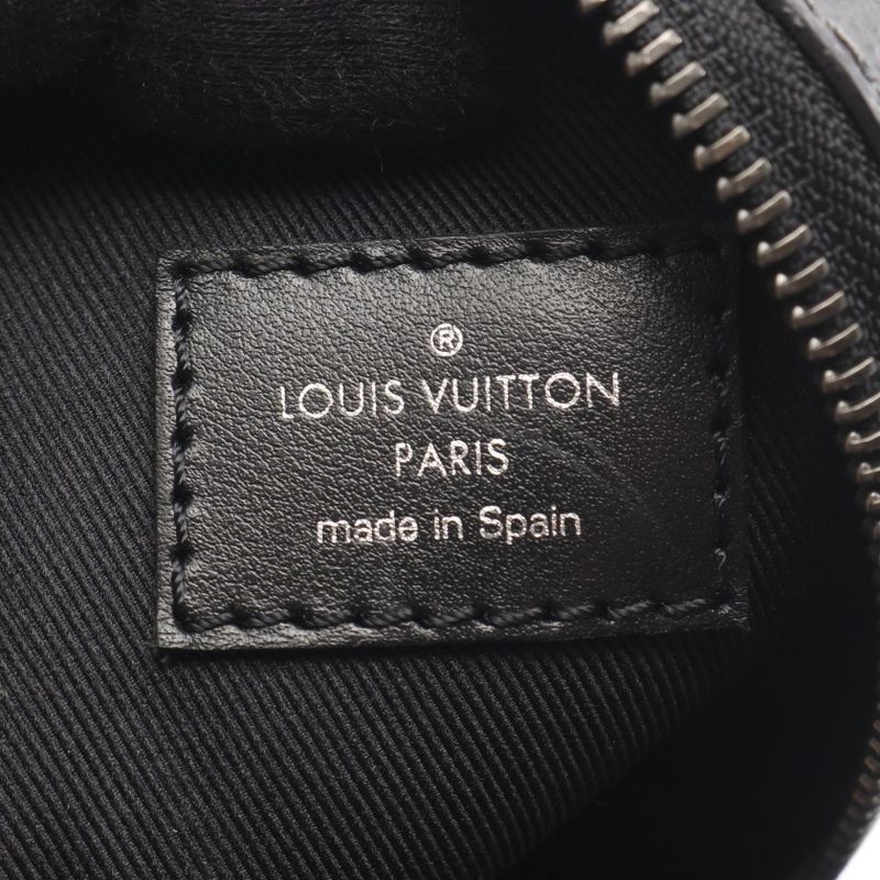 Louis Vuitton Shoulder Bag Double Phone Pouch Monogram Eclipse Reverse M81321